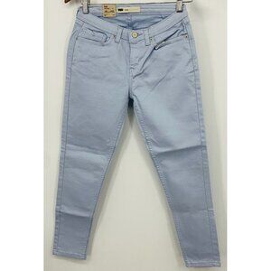 Levis Jeans Size 5 Blue Legging Crop Length Light Wash Skinny Stretch Women New